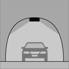 Tunnels and vandal safety lamps